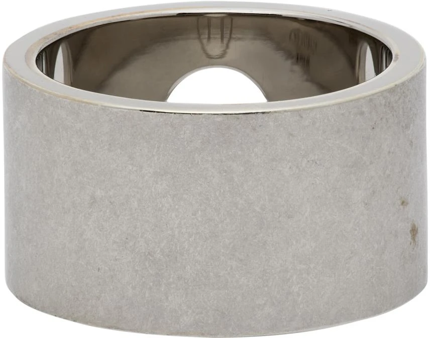 商品MAISON MARGIELA|Silver Brushed Cut Out Ring,价格¥2155,第4张图片详细描述