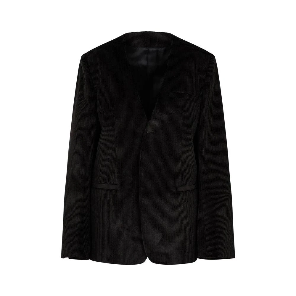 商品Totême|Totême Collarless Corduroy Suit Blazer,价格¥2764,第1张图片