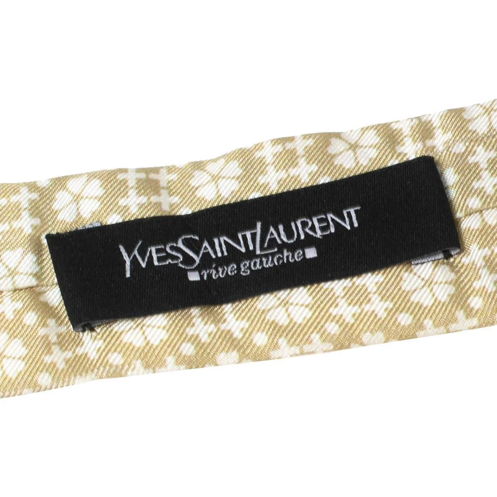 商品[二手商品] Yves Saint Laurent|Yves Saint Laurent Beige Floral Print Silk Belt,价格¥813,第5张图片详细描述