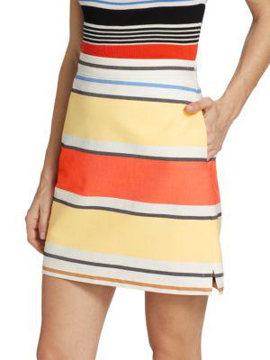 Sulmona Striped Mini Skirt商品第2张图片规格展示