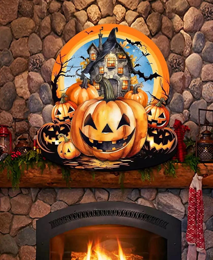 Holiday Door Decor Wooden Wall Decor Haunted House G. DeBrekht 商品