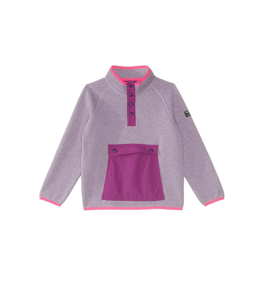 商品L.L.BEAN|Bean Sweater Fleece Half-Snap (Little Kids),价格¥449,第1张图片