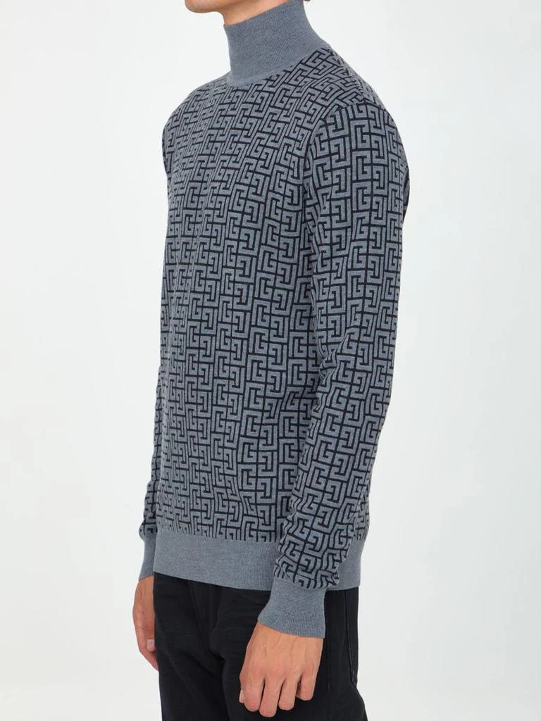 商品Balmain|Monogram turtleneck,价格¥2746,第2张图片详细描述