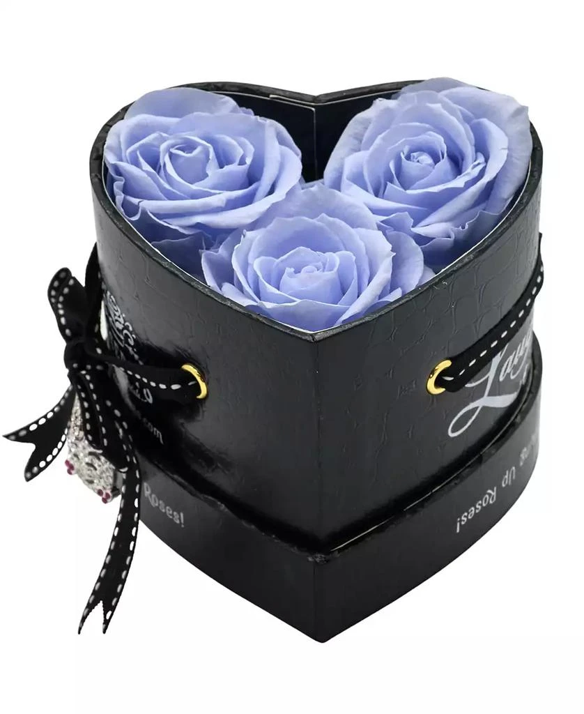 商品Rosepops|Pop-Up Live, Laugh, Love Heart Shaped Lavender Sachet Real Roses, Box of 3,价格¥604,第2张图片详细描述