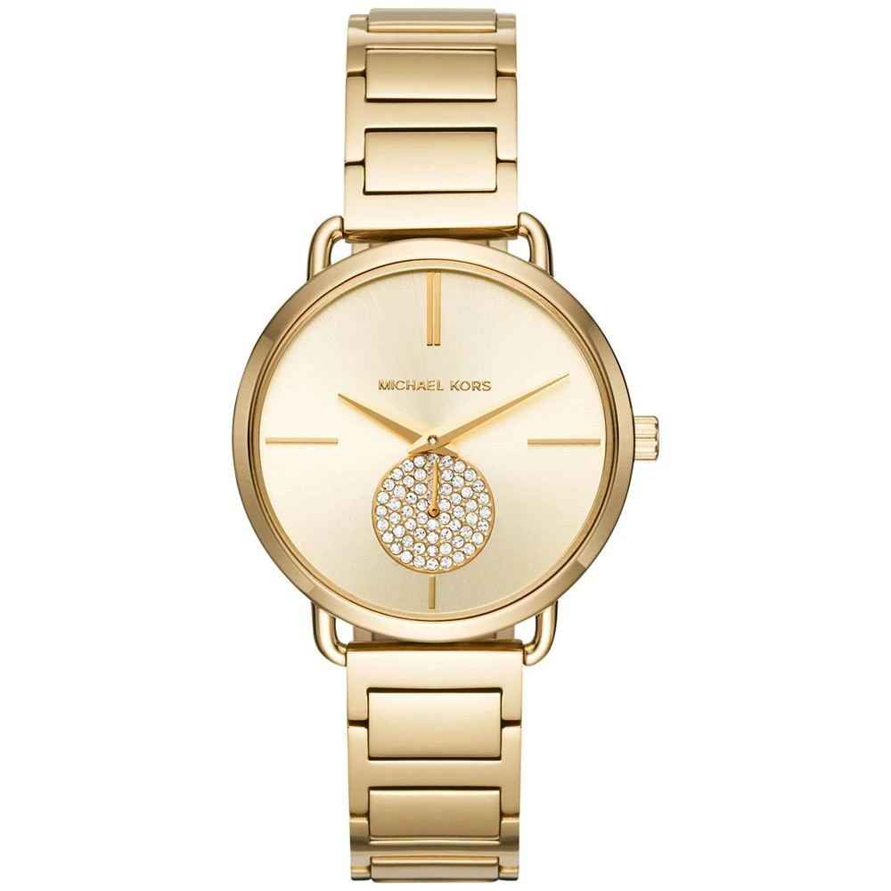 商品Michael Kors|Women's Portia Stainless Steel Bracelet Watch 36mm,价格¥764,第1张图片