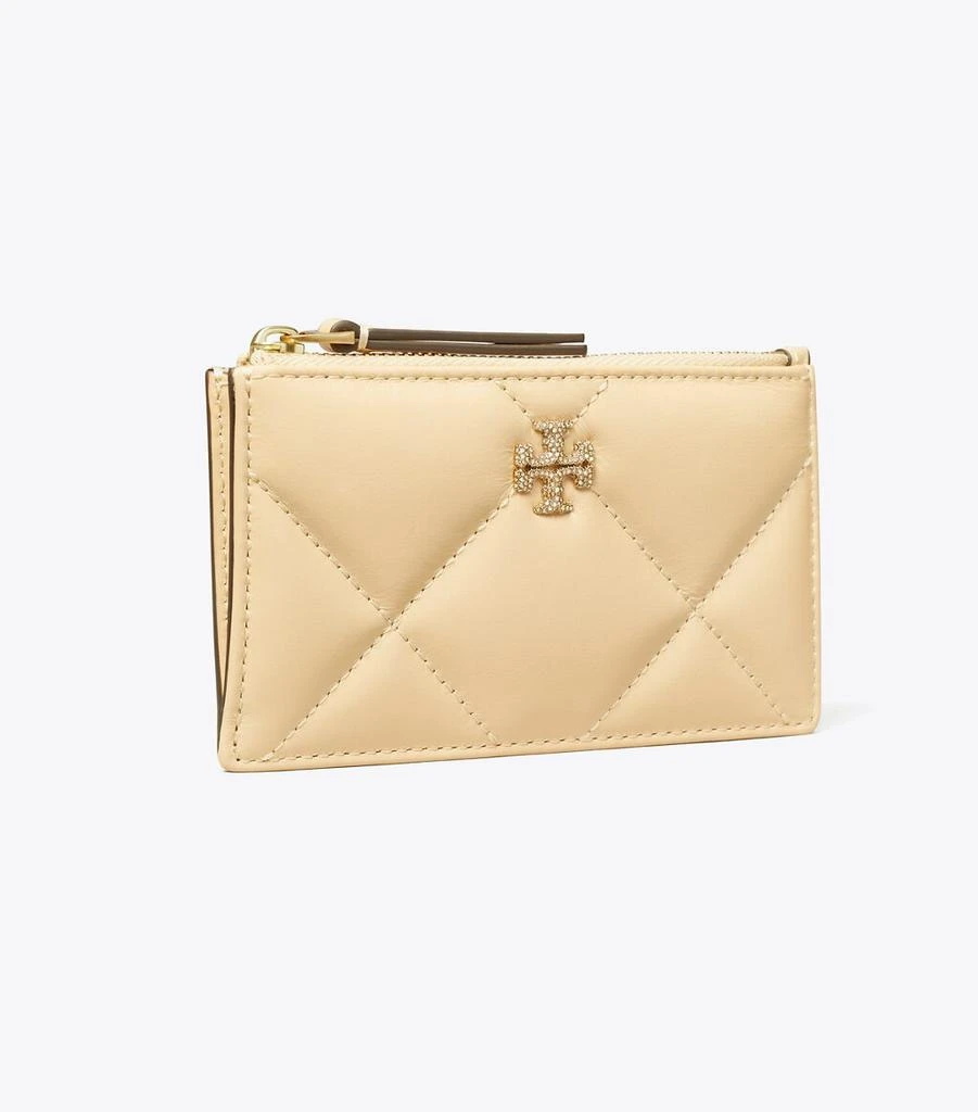 商品Tory Burch|Kira Diamond Quilt Pavé Logo Zip Card Case,价格¥1225,第1张图片