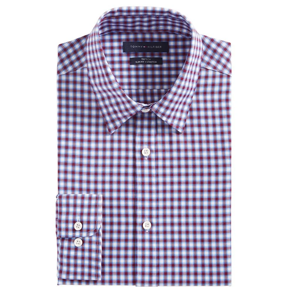 商品Tommy Hilfiger|Men's Tech The No Tuck Slim Fit Stretch Dress Shirt,价格¥239,第1张图片