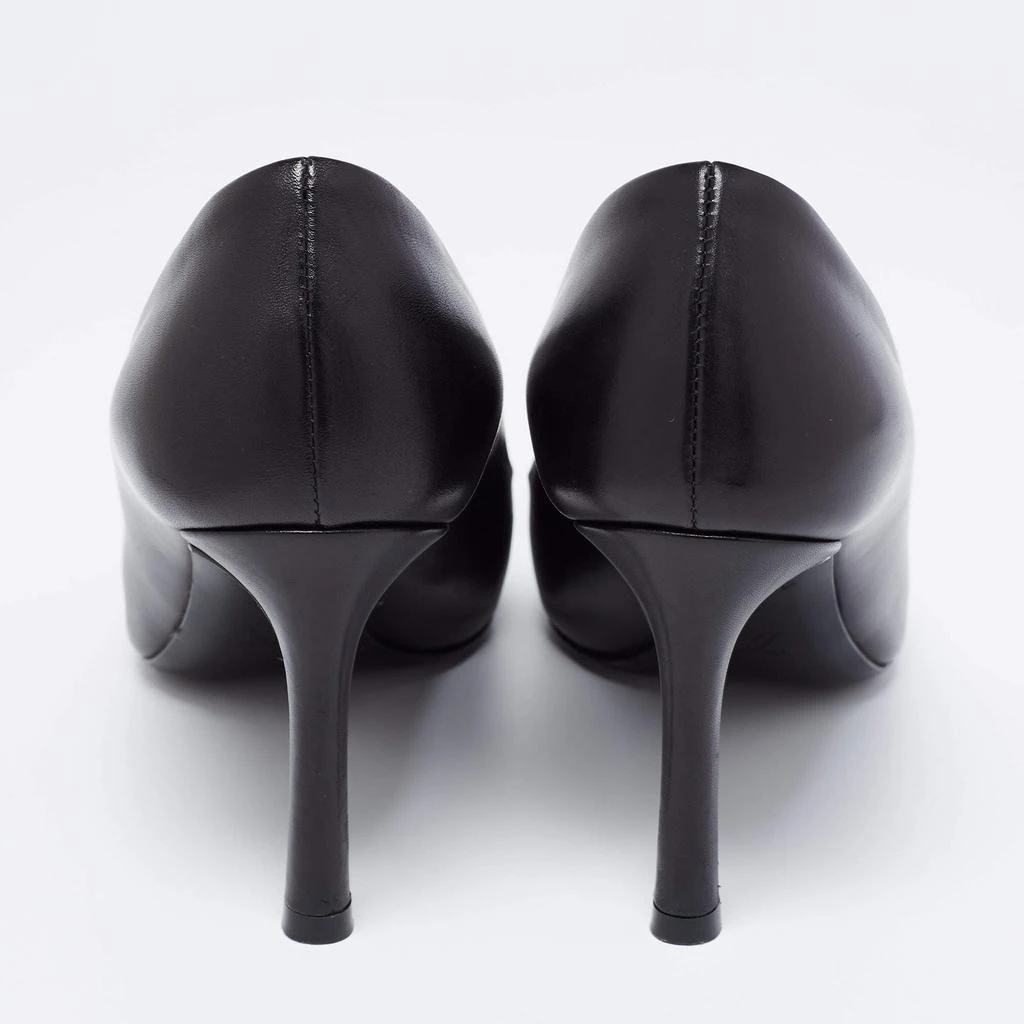 商品[二手商品] Louis Vuitton|Louis Vuitton Black Leather Heartbreaker Pointed Toe Pumps Size 38,价格¥4076,第5张图片详细描述