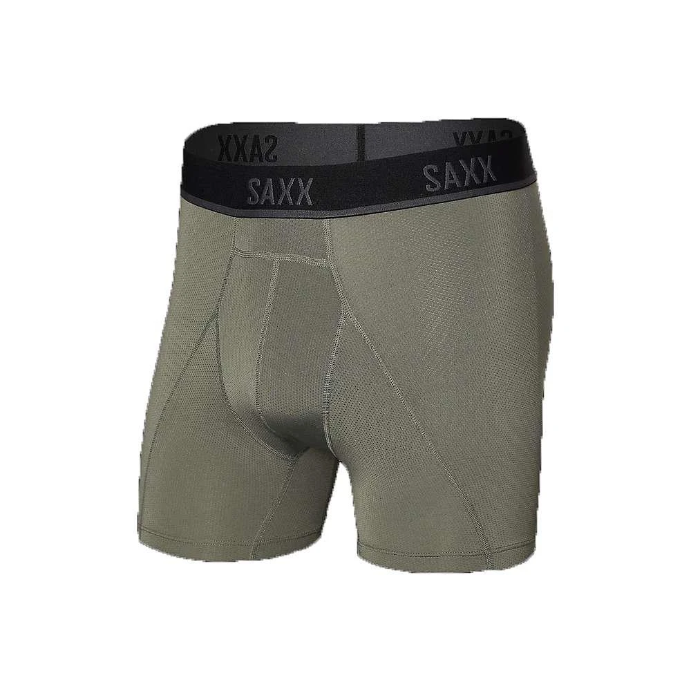 商品SAXX|SAXX Men's Kinetic Light Compression Mesh Boxer Brief,价格¥229,第2张图片详细描述