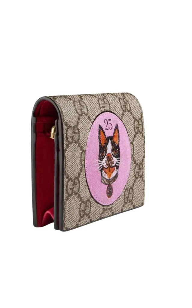 商品Gucci|GG Supreme Card Case Wallet with Bosco Patch,价格¥4703,第2张图片详细描述