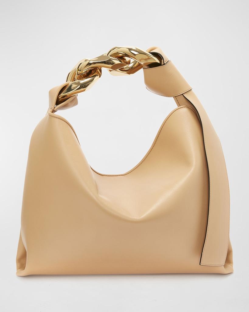 Small Knot Chain Leather Top-Handle Bag商品第1张图片规格展示