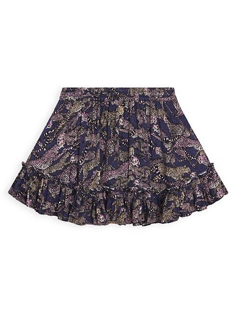 商品Kenzo|Little Girl's & Girl's Cheetah Mini Skirt,价格¥514,第5张图片详细描述