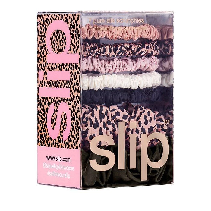 商品Slip|Pure Silk Scrunchies, Set of 7,价格¥414,第2张图片详细描述