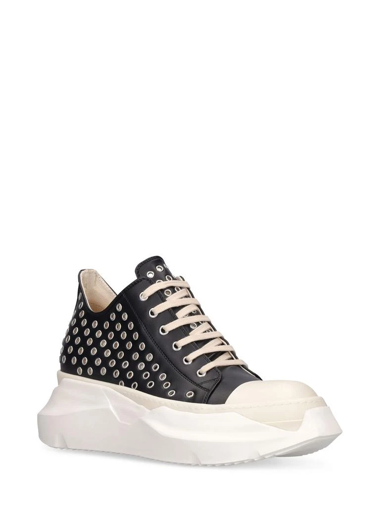 商品Rick Owens|Abstract Eyelets Low Top Sneakers,价格¥3283,第1张图片