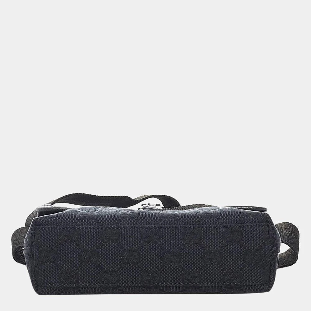 商品[二手商品] Gucci|Gucci Black GG Canvas Jackie Belt Bag,价格¥4417,第4张图片详细描述