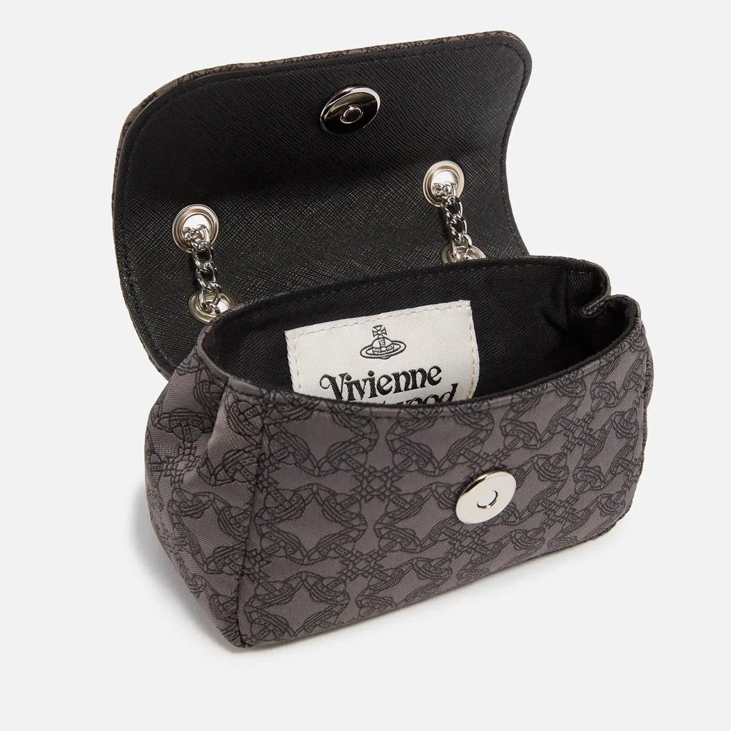 商品Vivienne Westwood|Vivienne Westwood Small Orborama Logo-Jacquard Shoulder Bag,价格¥1511,第4张图片详细描述