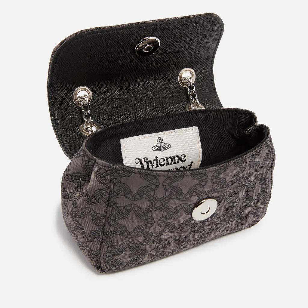 商品Vivienne Westwood|Vivienne Westwood Small Orborama Logo-Jacquard Shoulder Bag,价格¥1492,第6张图片详细描述