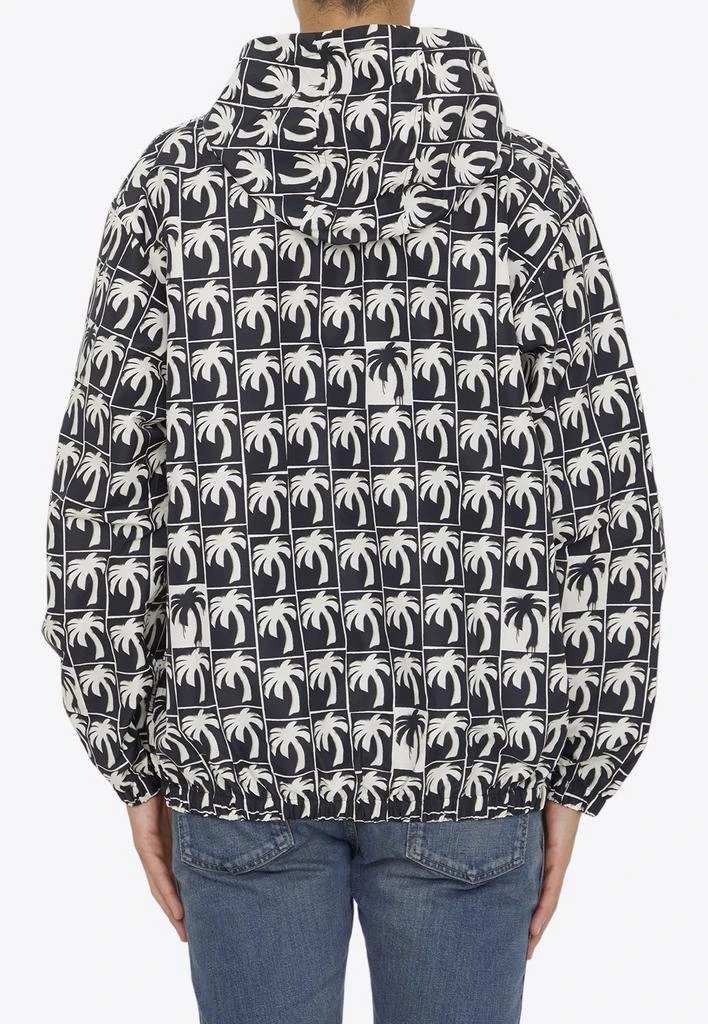 商品Palm Angels|Dripping Palm Print Windbreaker Jacket,价格¥3485,第4张图片详细描述