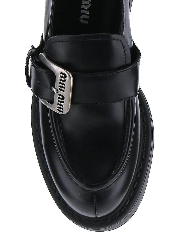 商品Miu Miu|Black Loafers,价格¥6049,第4张图片详细描述