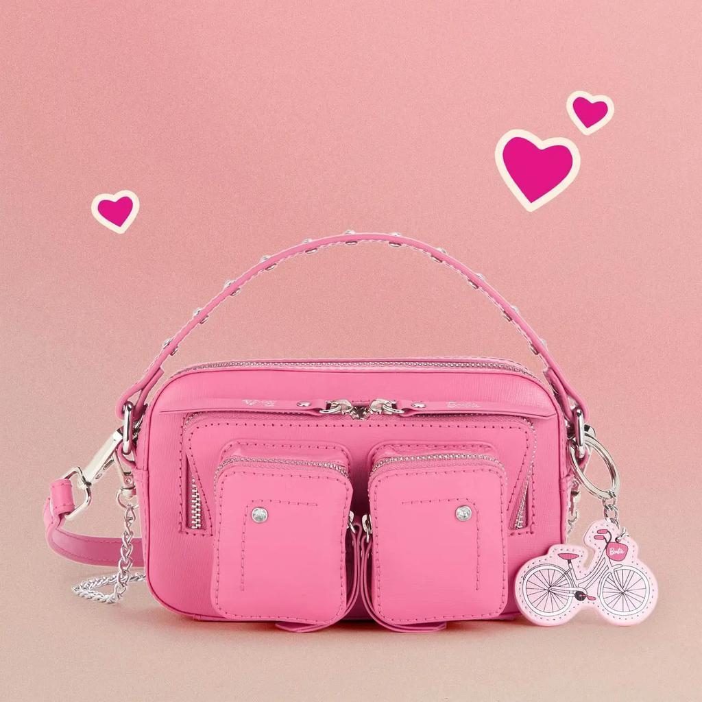 商品Nunoo|Núnoo Women's x Barbie Helena Cross Body Bag - Bright Pink,价格¥729,第1张图片