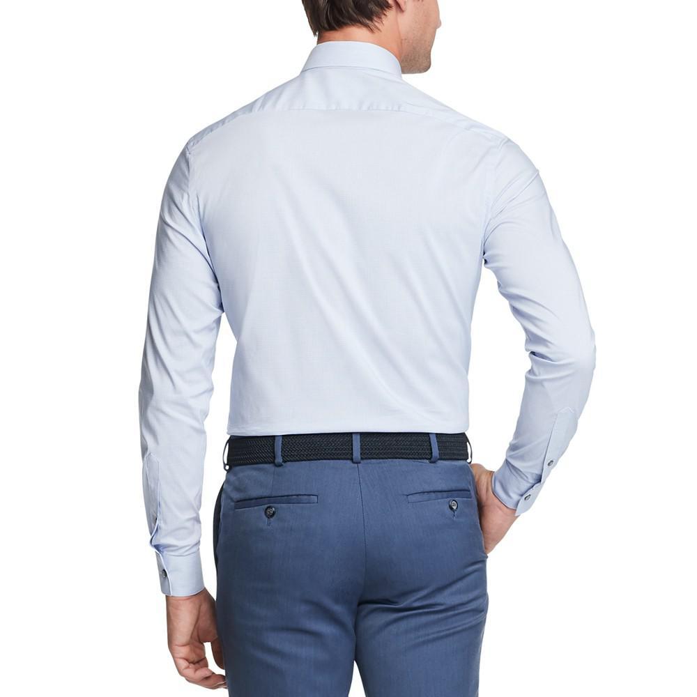 商品Van Heusen|Men's Big & Tall Classic/Regular-Fit Stain Shield Performance Stretch Check Dress Shirt,价格¥328,第4张图片详细描述