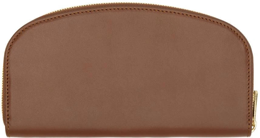 商品A.P.C.|Brown Demi-Lune Wallet,价格¥1862,第2张图片详细描述