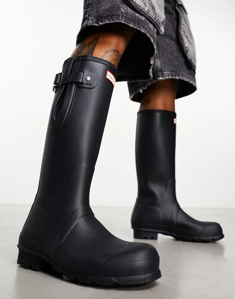 商品Hunter|Hunter Original Side Adjustable Wellington Boots in Navy,价格¥1355,第1张图片