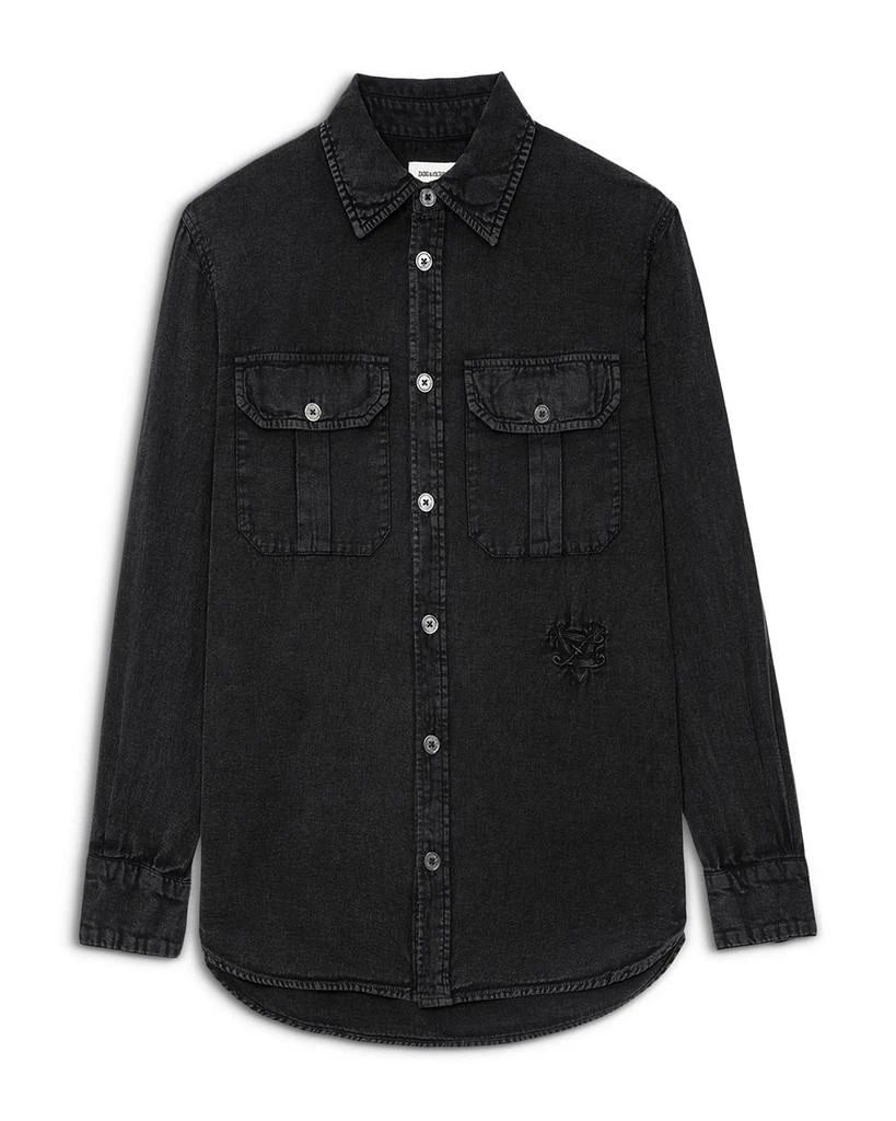 商品Zadig&Voltaire|Teros Twill Shirt,价格¥1333,第1张图片详细描述