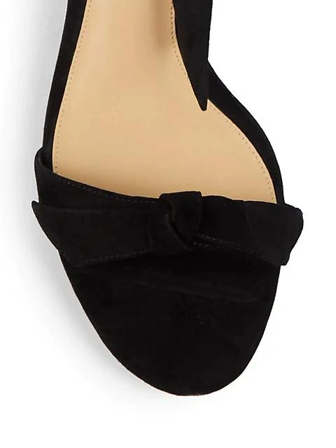 商品Alexandre Birman|Clarita Bow Suede Sandals,价格¥4415,第4张图片详细描述