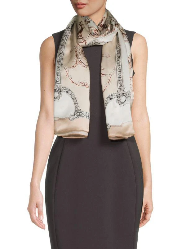 商品La Fiorentina|Print Silk Scarf,价格¥302,第1张图片