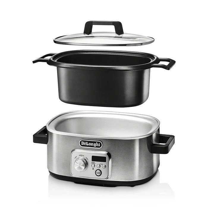商品De'Longhi|Livenza Programmable Slow Cooker With Stovetop Safe Pot,价格¥1116,第4张图片详细描述