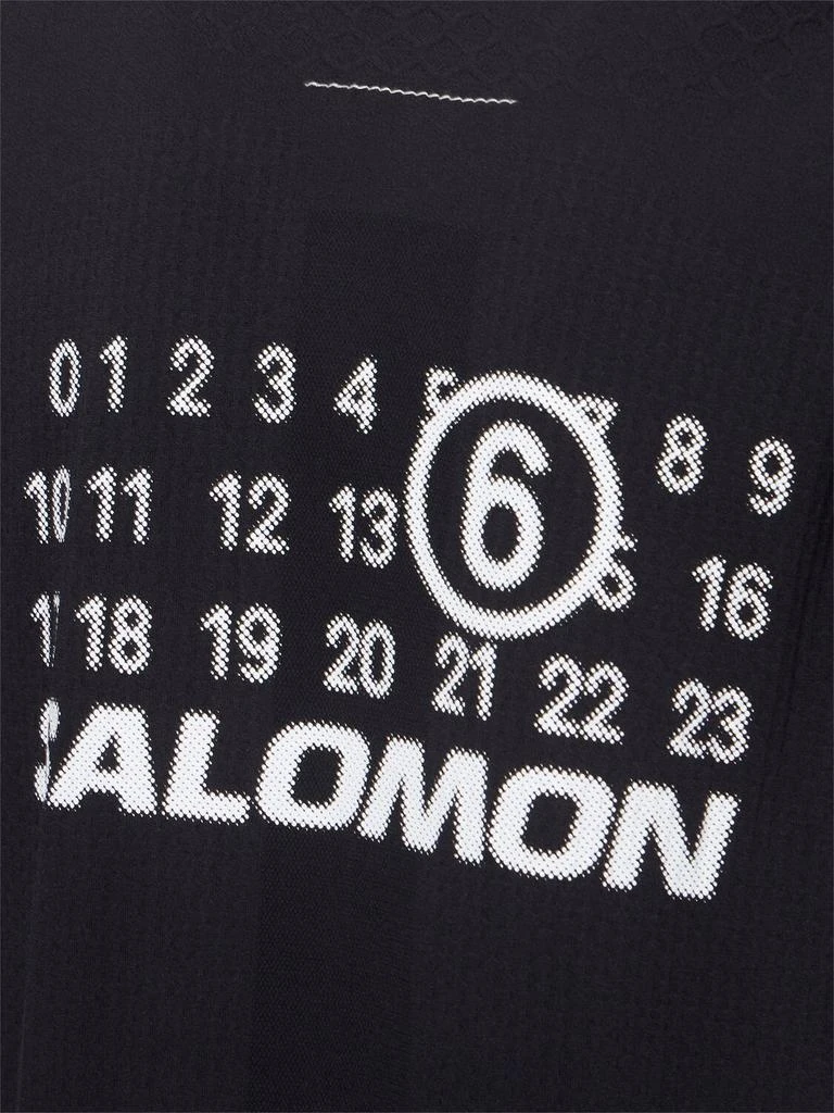 商品MM6|Mm6 X Salomon Logo Jersey T-shirt,价格¥2397,第4张图片详细描述