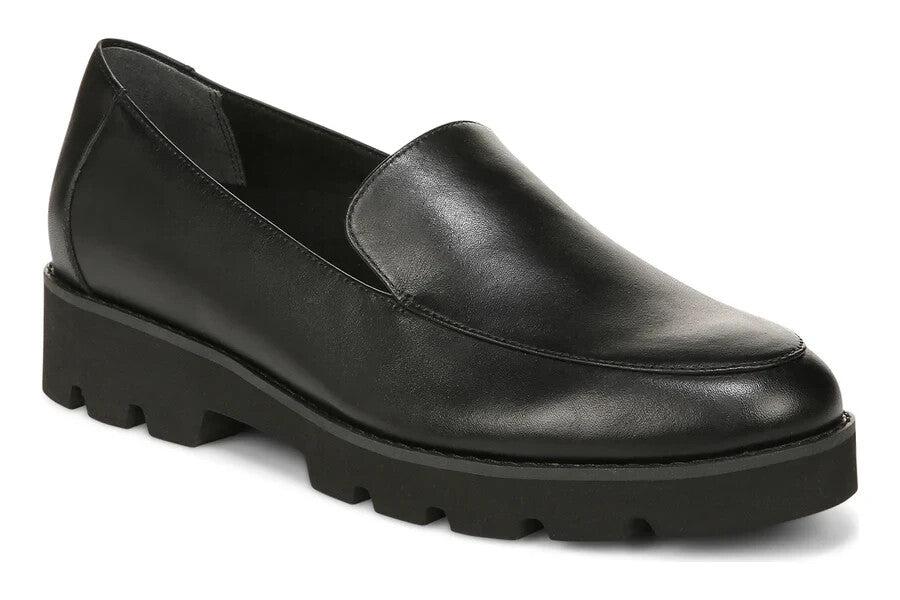 Women's  Kensley H9623L6004 Loafer Black Leather Slip On Flats HAWK1107 image 2