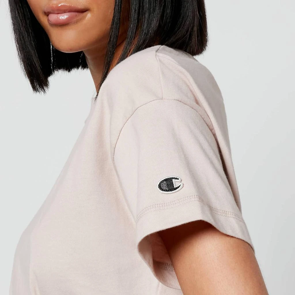 商品CHAMPION|Champion Women's Crop Boxy Pleated Top - Mushroom,价格¥60,第4张图片详细描述