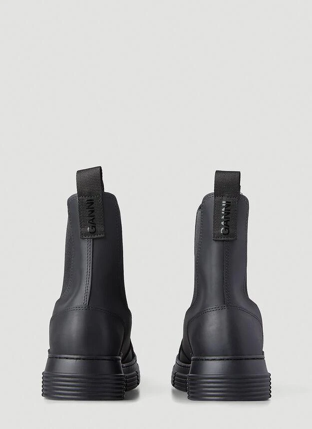 商品Ganni|Recycled Rubber Boots in Black,价格¥1202,第4张图片详细描述