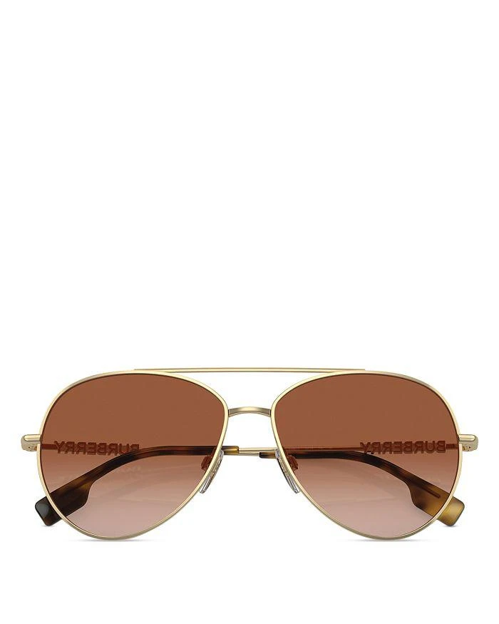 商品Burberry|Aviator Sunglasses, 58mm,价格¥2312,第3张图片详细描述