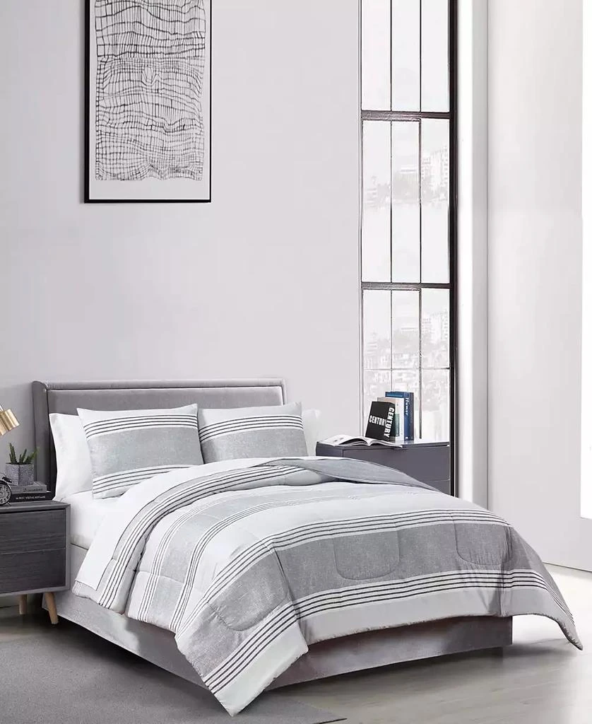 Douglas Stripe 8-Piece Reversible Comforter Sets, Exclusively at Macy’s 商品