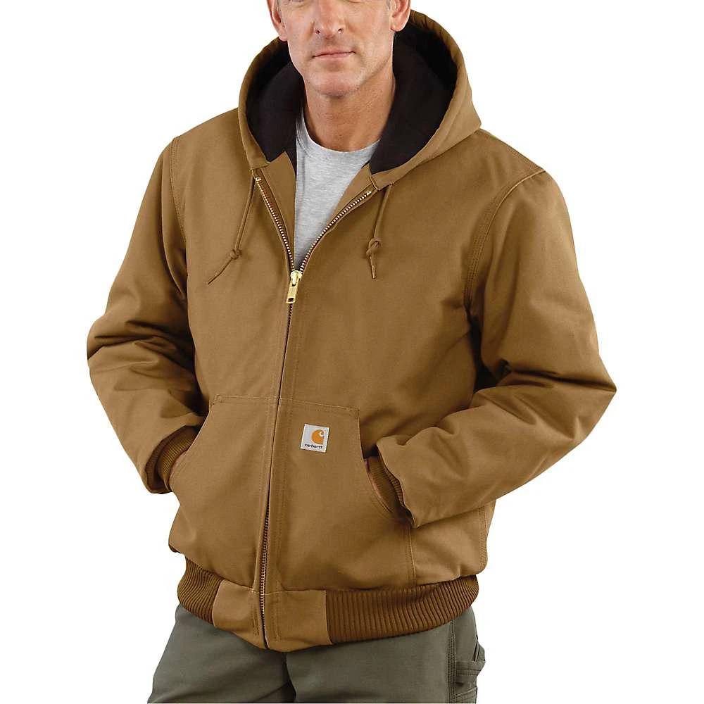 商品Carhartt|Men's Quilted Flannel Lined Duck Active Jacket,价格¥616,第2张图片详细描述