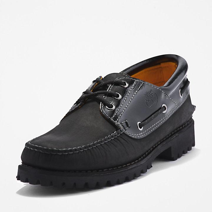 【Timberland】3EYE CLASSIC LUG BLACK ovy Timberland ICON 3-EYE CLASSIC HANDSEWN LUG Men's - BLACK