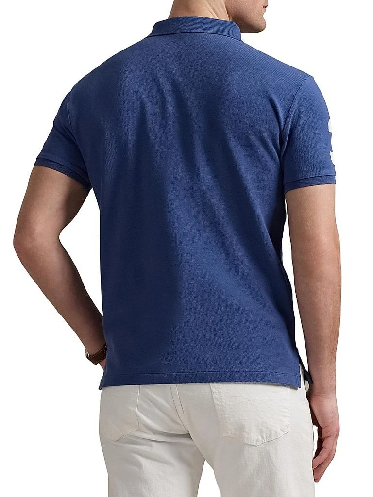 商品Ralph Lauren|Custom-Slim-Fit Big Pony Mesh Polo Shirt,价格¥934,第4张图片详细描述