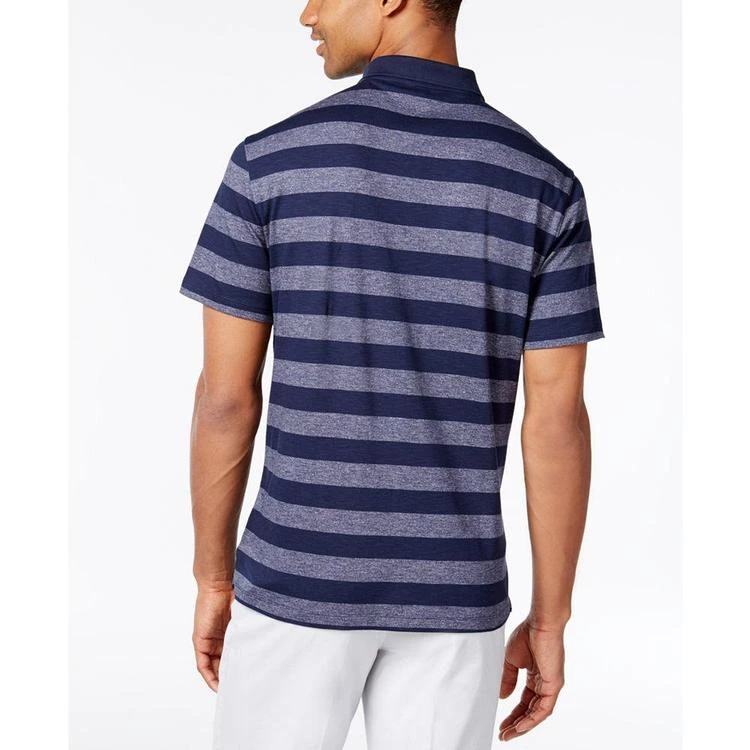 商品Calvin Klein|Men's Heathered Striped Liquid Cotton Polo,价格¥226,第3张图片详细描述