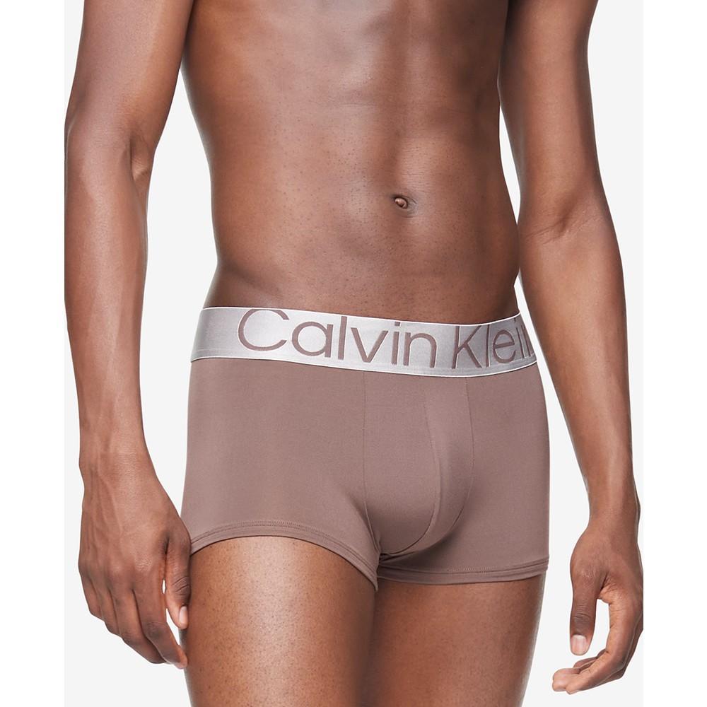 商品Calvin Klein|Men's 3-Pk Steel Low Rise Trunks,价格¥285,第5张图片详细描述
