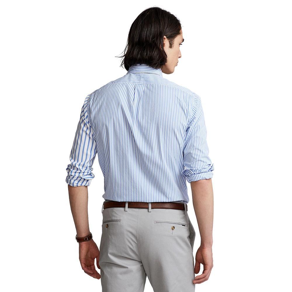 商品Ralph Lauren|Men's Classic-Fit Striped Poplin Fun Shirt,价格¥552,第4张图片详细描述