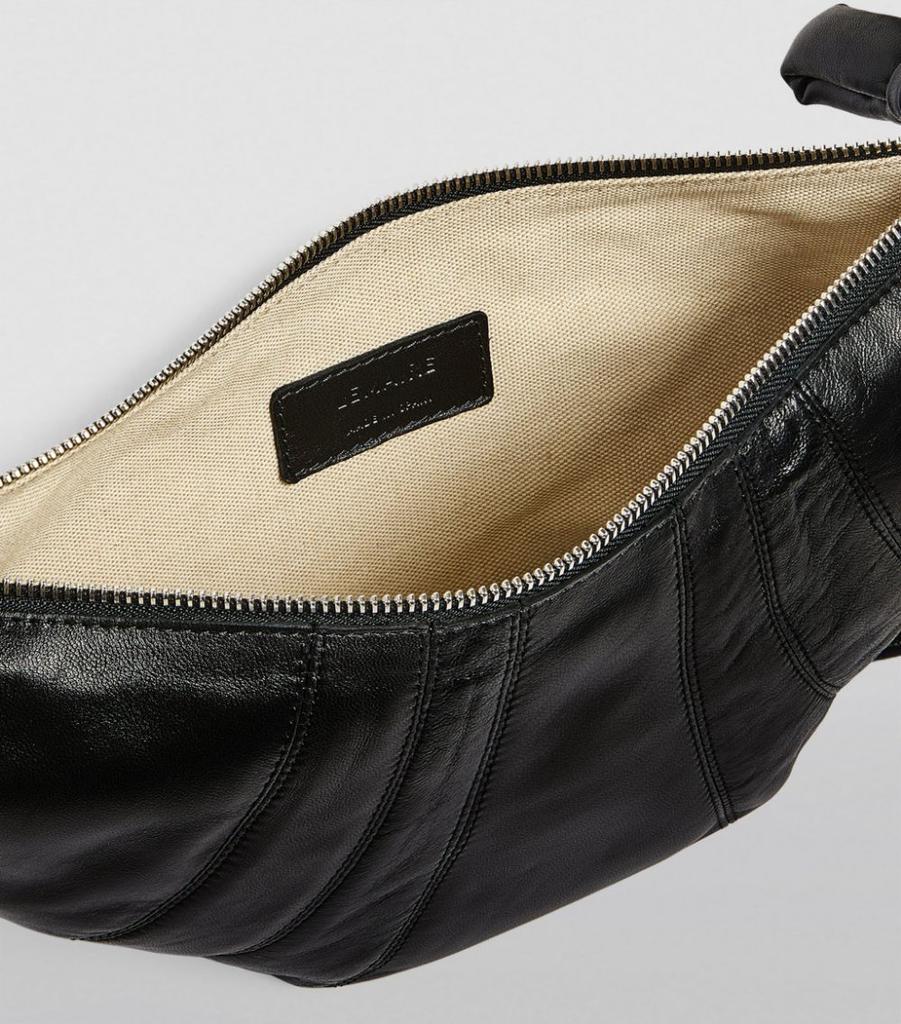 Medium Leather Croissant Shoulder Bag商品第6张图片规格展示