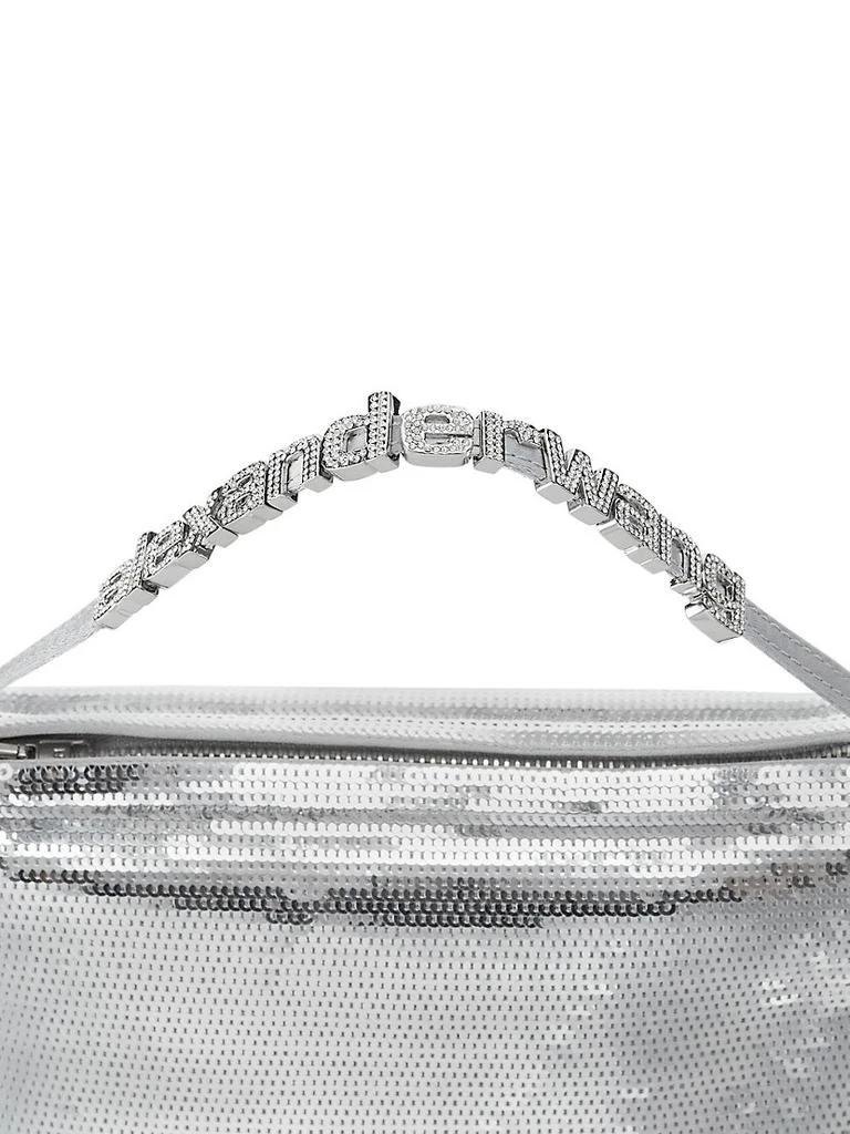 商品Alexander Wang|Micro Marquess Sequined Top Handle Bag,价格¥5209,第4张图片详细描述