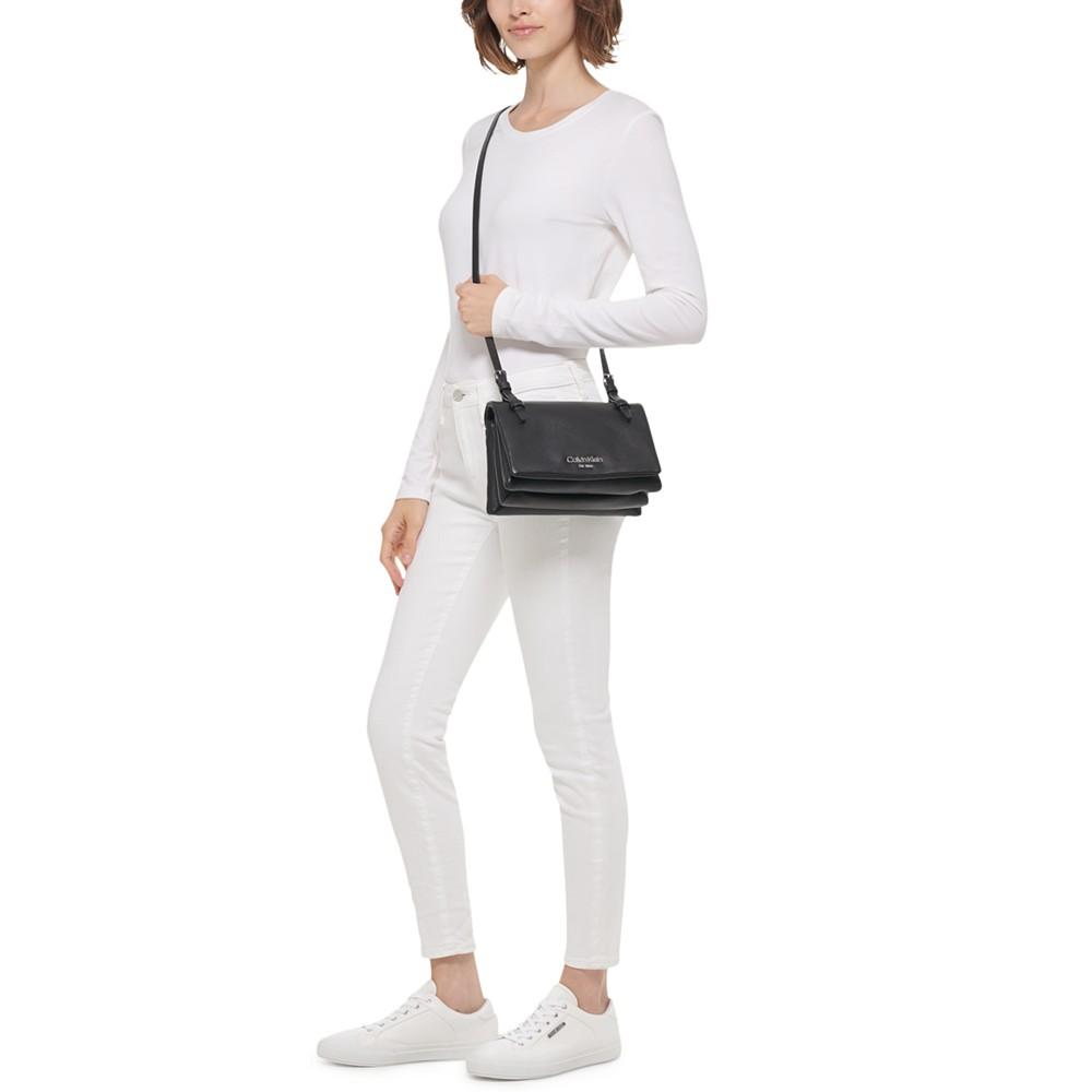 Women’s Penny Flap Adjustable Crossbody Bag商品第6张图片规格展示