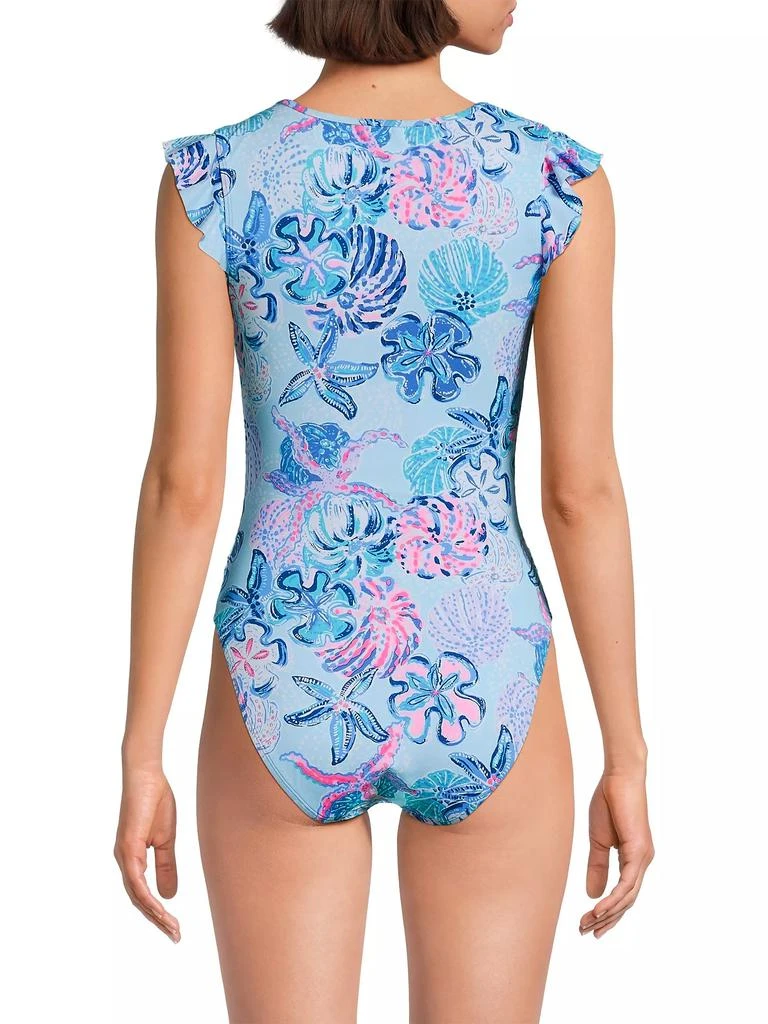 商品Lilly Pulitzer|Jossette Coral One-Piece Swimsuit,价格¥1322,第5张图片详细描述