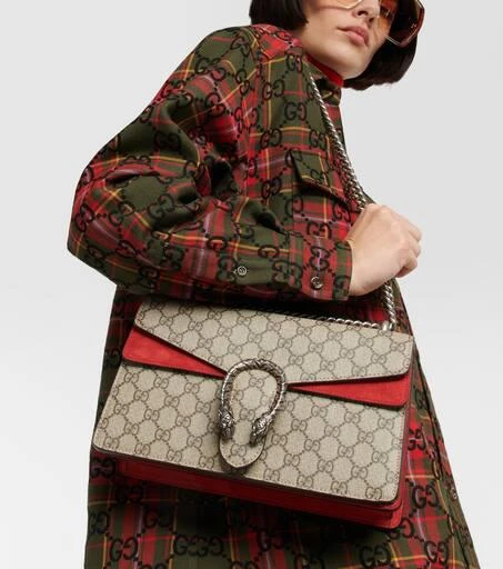 商品Gucci|Dionysus GG Supreme Small shoulder bag,价格¥24168,第2张图片详细描述