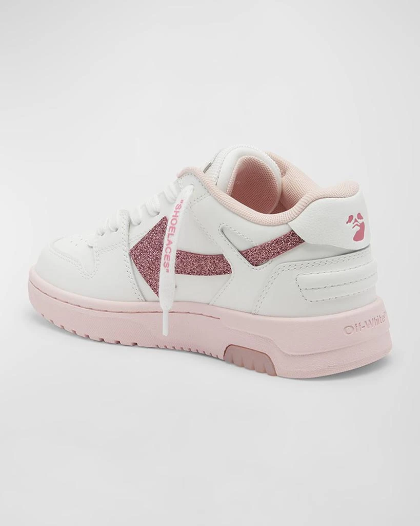 商品Off-White|Girl's Out Of Office Glitter Low-Top Sneakers, Toddler/Kids,价格¥1881,第3张图片详细描述