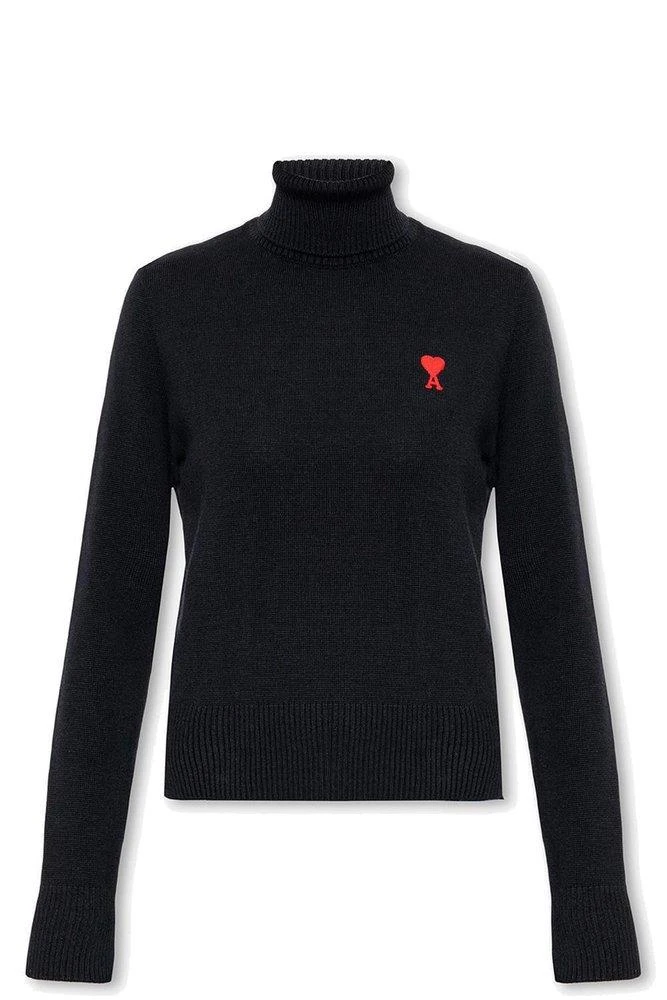 商品AMI|AMI Paris Ami De Coeur High-Neck Knitted Jumper,价格¥2297,第1张图片